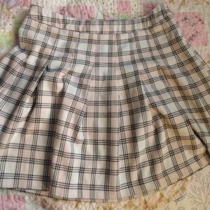 Pink flannel skirt